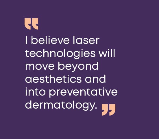 4. Quelle innovation laser prévoyez-vous devenir une pratique courante en médecine esthétique au cours des cinq prochaines années? 4. Quelle innovation laser prévoyez-vous devenir une pratique courante en médecine esthétique au cours des cinq prochaines années?